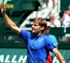 Roger Federer wacht op David Goffin in finale Halle