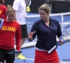 Belgisch Fed Cup-team blij met ervaring die Kim Clijsters kan delen op training