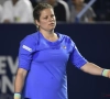 Kim Clijsters slaagt er niet in om de eerste ronde te overleven in New York