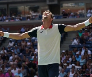 Carreño Busta bij het kransje toernooiwinnaars na drukke tennisweek