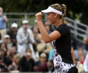 Elise Mertens is de omstandigheden dankbaar: "Leve het Belgische weer!"