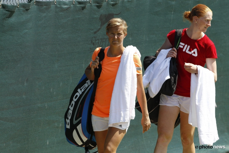 Duo Flipkens/Van Uytvanck en Wickmayer verliezen achtste finale in dubbelspel op Rosmalen