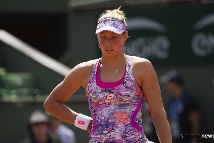 Yanina Wickmayer begint het nieuwe seizoen met een valse noot