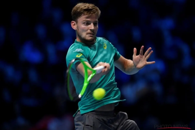 David Goffin wint eerste set overtuigend met 1-6, maar gaat dan toch een eerste keer onderuit in 2018