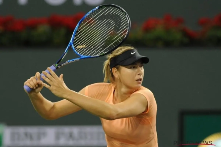 ? Sharapova komt set voor, maar verliest toch