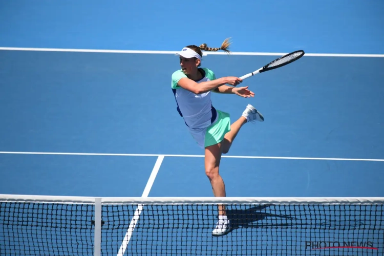 Elise Mertens kan zwart beest voor het eerst temmen en gaat naar kwartfinales in de Gippsland Troohy