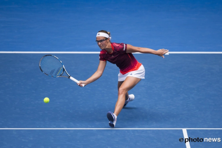 Kirsten Flipkens naar achtste finales dames dubbel maar verliest met Sander Gillé in het dubbel gemengd