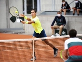 Joran Vliegen in het winnende kamp na thriller en staat in halve finales dubbel gemengd op Roland Garros