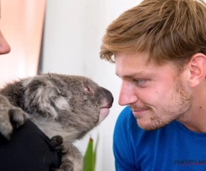 ? Goffin speelt tegen ... Goffin en Luikenaar amuseert zich met koala 