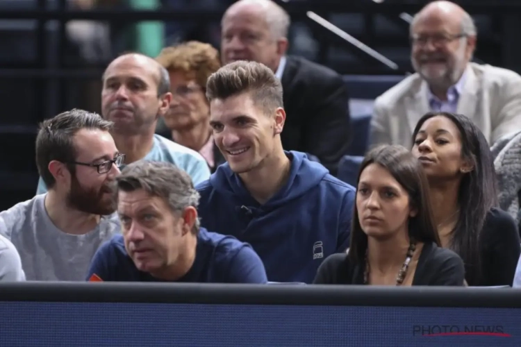 Rode Duivel Thomas Meunier kwam David Goffin aanmoedigen: "Mijn favoriete speler? Dat is..."