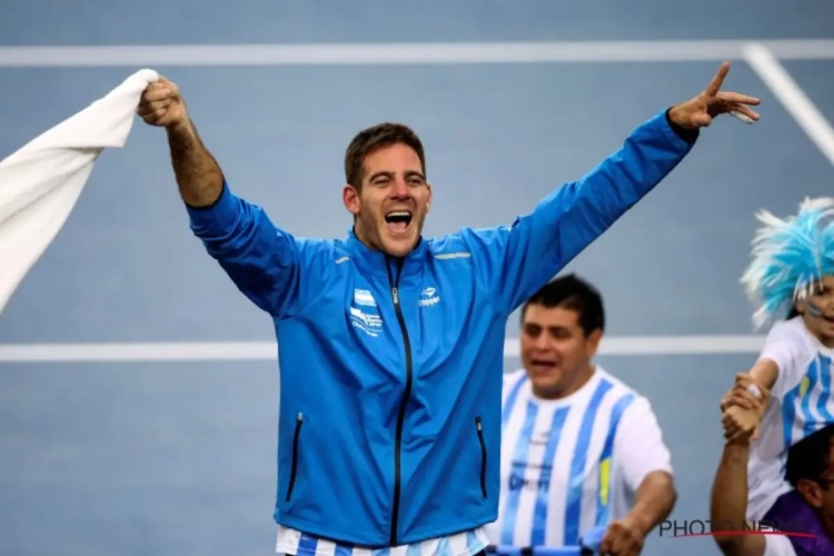 Del Potro loodste Argentinië naar winst in Davis Cup... mét een gebroken vinger! 