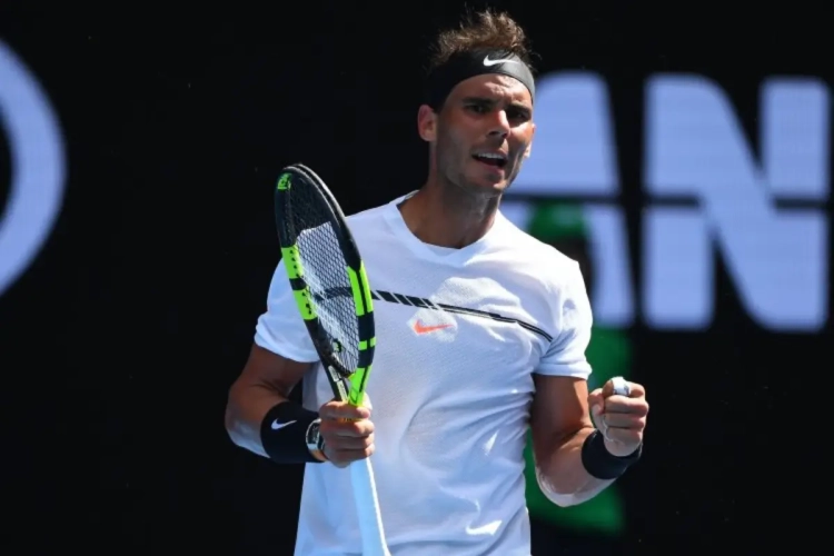 Rafael Nadal kent geen problemen met de Cyprioot Baghdatis en plaatst zich als laatste voor derde ronde