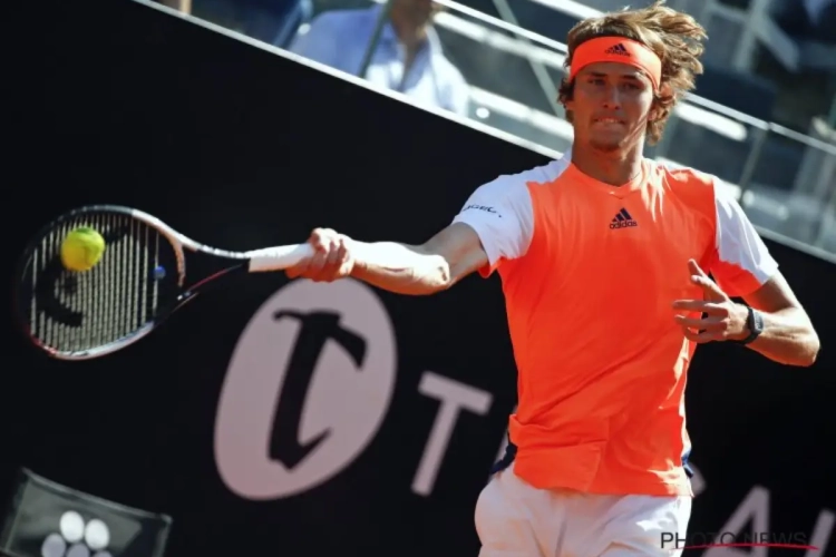 Zverev knokt zich na spannende strijd naar halve finale in Rome