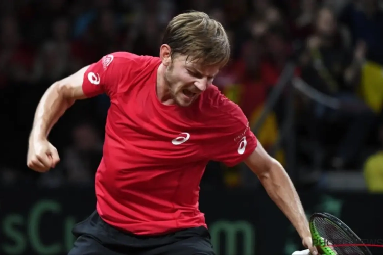 David Goffin zet - niet zonder moeite - ons land op voorsprong tegen Australië