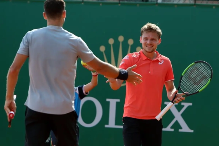 Drukke dagen voor David Goffin die niet alleen in het enkelspel triomfeert