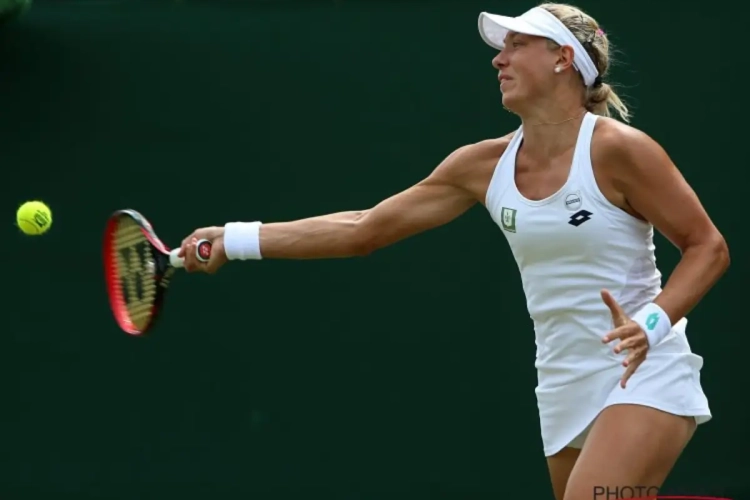 Yanina Wickmayer gaat strijdend ten onder in de 2e ronde in Polen