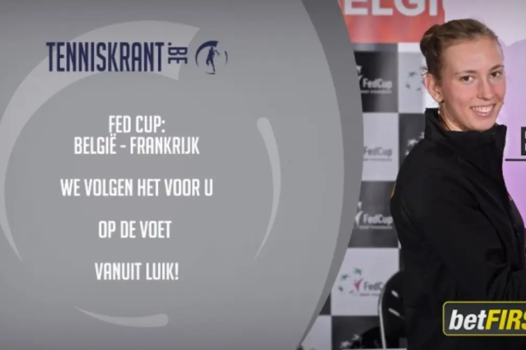 België heeft alles in handen om als winnaar uit Fed Cup-ontmoeting te komen