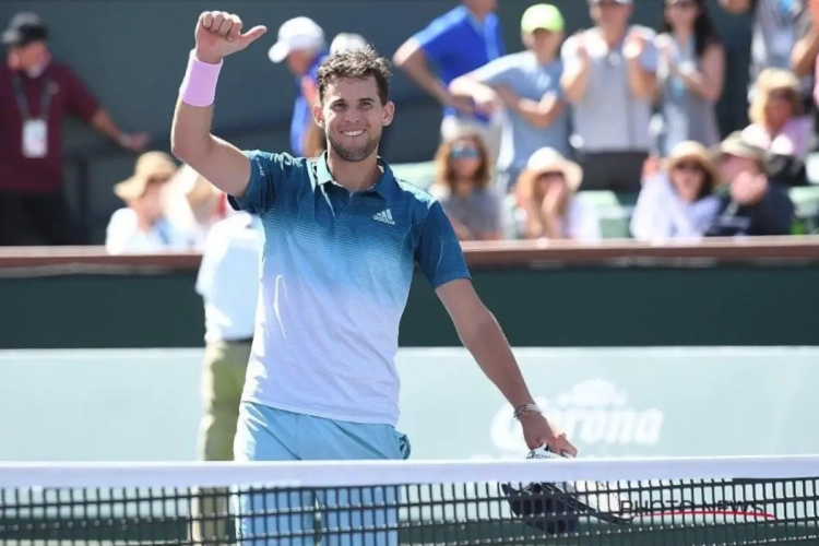 Geen zesde eindzege voor Federer: 25-jarige Oostenrijker zet 'Fed Express' een hak op Indian Wells