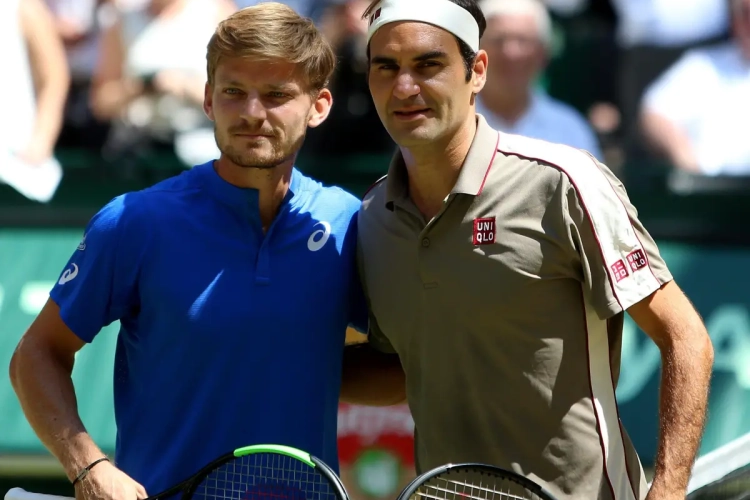 Moedige Goffin kraakt tegen Federer na uitstekende eerste set