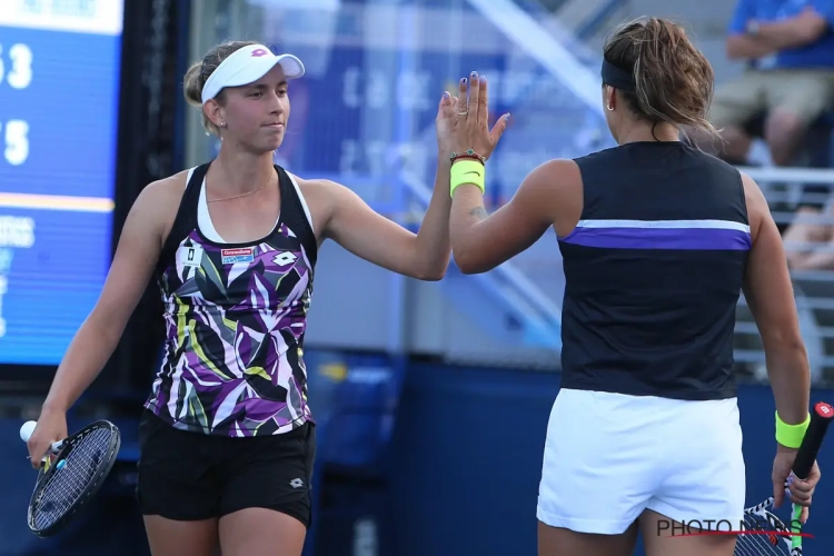 Ook in het dubbel stoot Elise Mertens door naar achtste finales, teleurstelling voor Joran Vliegen