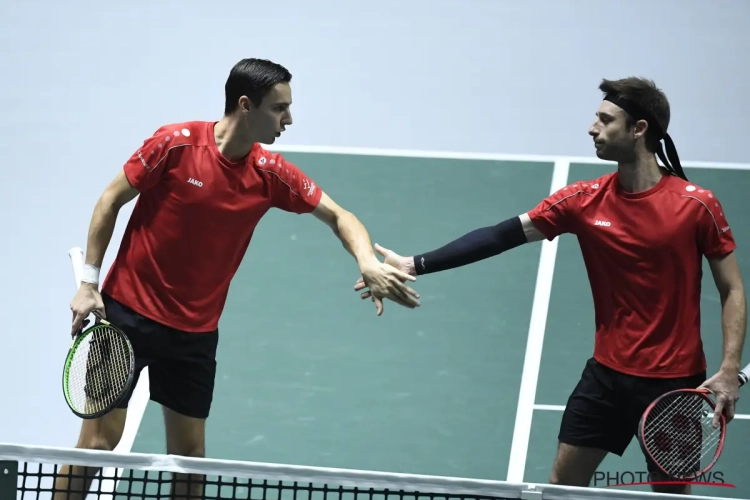 Dan toch een zure afloop: Vliegen en Gillé halen het net niet in tiebreak en België ligt uit de Davis Cup