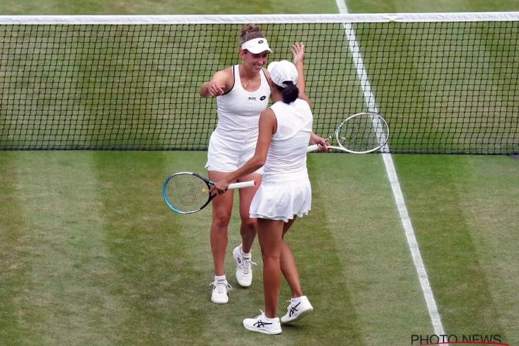 Elise Mertens maakt samen met Chinese kans op een tweede Wimbledon-titel op rij