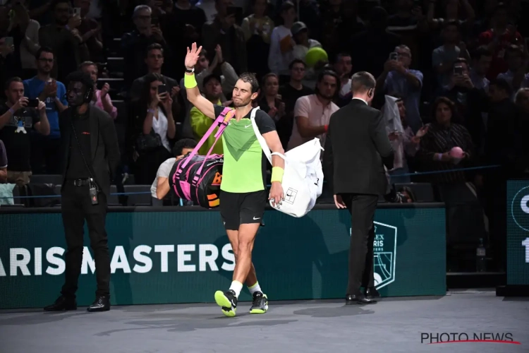 Niet ideaal in aanloop naar ATP Finals: Rafael Nadal verslikt zich in Amerikaanse tegenstander in Parijs